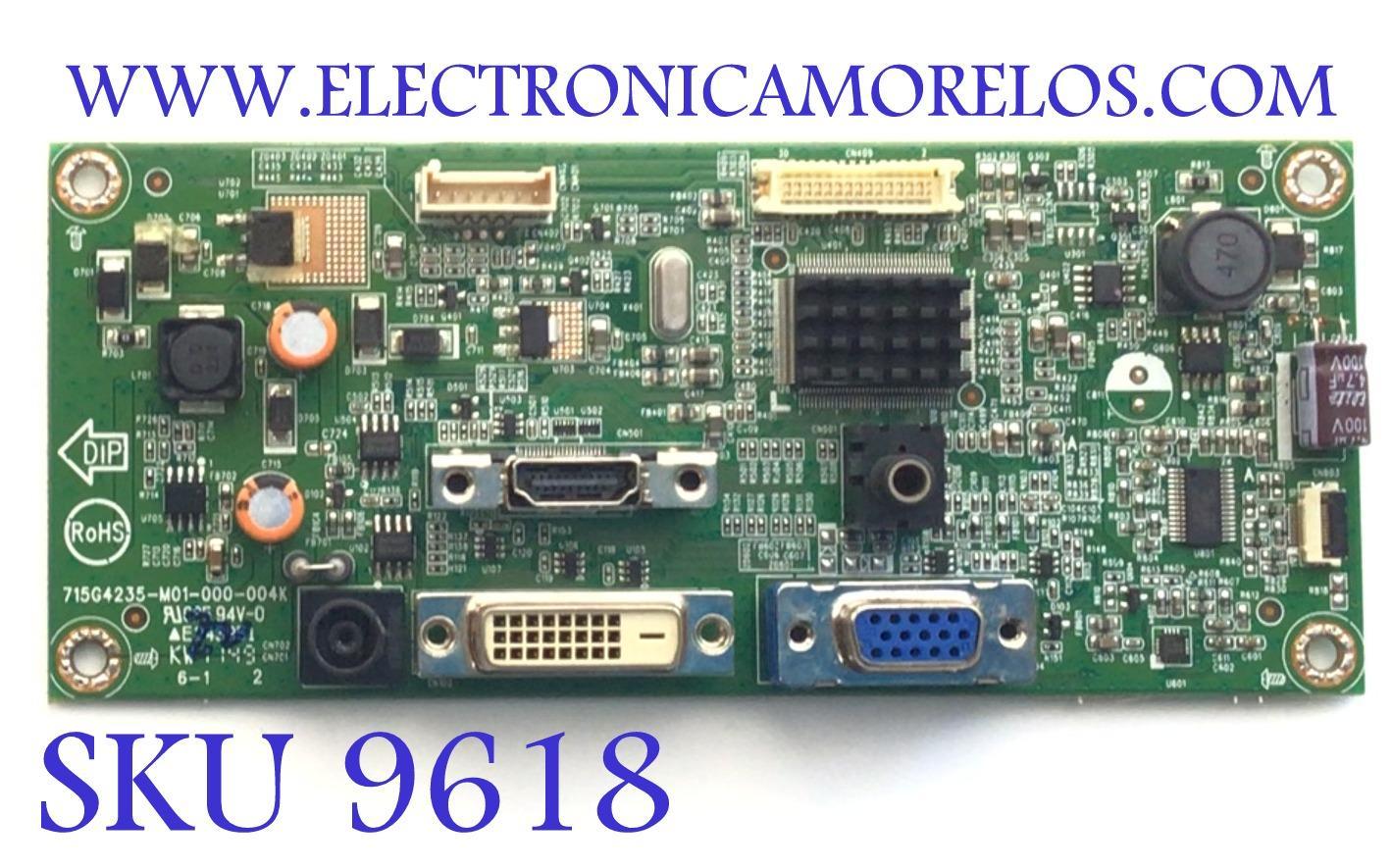 MAIN PARA MONITOR LG / NUMERO DE PARTE QACBKL00400 / 715G4235-M01-000-004K / NUMERO DE PANEL LM215WF4 (TR)(A2) / MODELO E2260V-PN